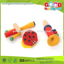 2015 Instrumento musical educacional de madeira popular Brinquedos infantis, conjunto de brinquedos de música